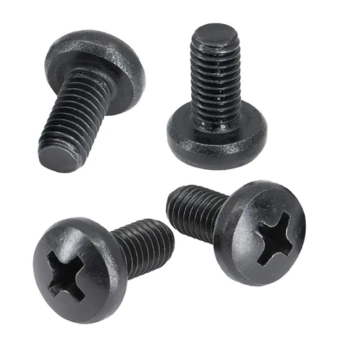 Vista 6 de Kit de tornillos para matrícula compatible con tornillos de matrícula BMW/Tesla, cabeza de máquina Phillips 18-8, óxido negro de acero inoxidable