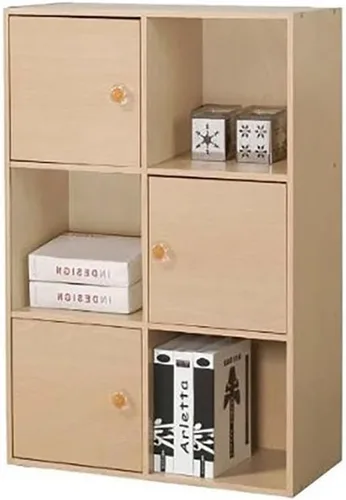 Vista 22 de Furinno Viola Estantería de Libros, Librero de 3 Niveles, Organizador de Almacenamiento en Cubos Estantería con Estante Abierto, con Contenedores