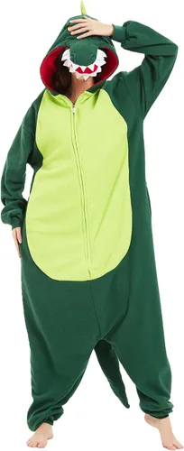 Vista 5 de MAJ&COS Animal Onesies Adult Pajamas Halloween Cosplay Costume Unisex Onesie for Women Men