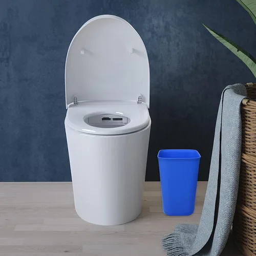 Vista 6 de Nipogear Basurero eficiente de 3 galones, se adapta debajo del escritorio, cocina, hogar, oficina (azul, 3 galones)