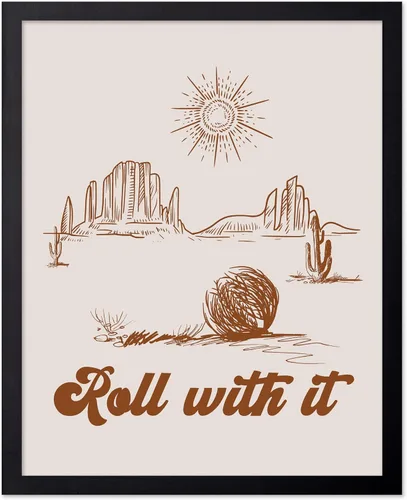 Vista 238 de Poster Master Póster de You've Yeed Your Last Haw - Impresión retro de vaquero marrón - Arte occidental - Arte moderno - Arte del salvaje oeste