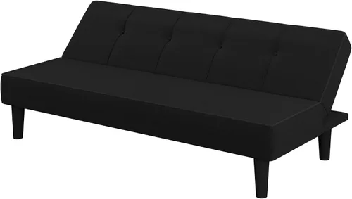 Vista 7 de Serta Futon - Sofá cama individual, más pequeño, negro
