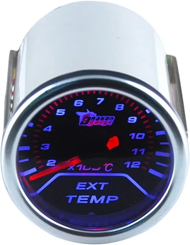 Vista 14 de ESUPPORT - Medidor de índice de aire/combustible de 2 pulgadas (52mm) para automóviles Pantalla de luz blanca 12V de la lente del tinte del humo