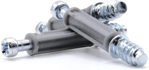 Vista 8 de ReplacementScrews Tornillos de bloqueo de leva compatibles con IKEA Part 118331 (Billy, BRIMNES, HEMNES, MALM) (paquete de 8)