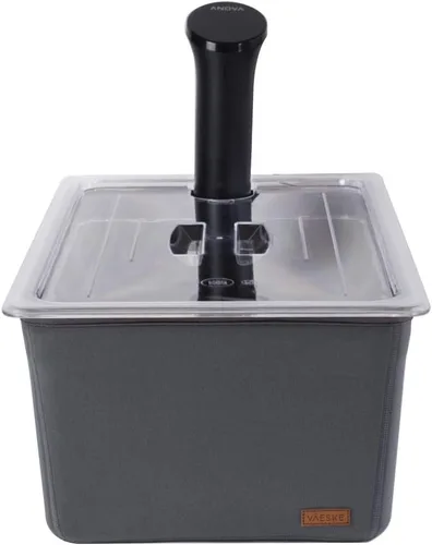Vista 5 de Väeske Recipiente grande para Sous Vide con tapa y funda aislante Accesorios Sous Vide Compatible con cocinas Anova, Anova Nano, Joule, Instant