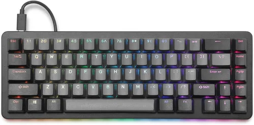 Vista 2 de DROP Teclado mecánico ALT: teclado para juegos 65 % (67 teclas), interruptores de intercambio en caliente, macros programables, retroiluminación LED