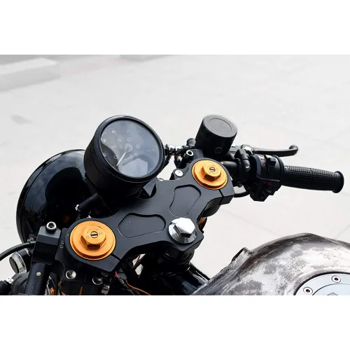 Vista 3 de 0011 Medidor Digital de Motocicleta Velocímetro/Tacómetro/Odómetro MPH KM/H Universal con Pantalla de Luz Indicadora Multifunción Negra