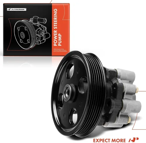Vista 9 de A-Premium Bomba de dirección asistida, con polea, compatible con Dodge Durango 2000-2003, Dakota 2000-2004, 3.7L 4.7L, repuesto # 52106253AF