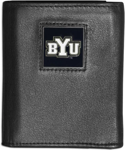 Vista 5 de Siskiyou Sports NCAA unisex Deluxe Leather Tri-fold Wallet