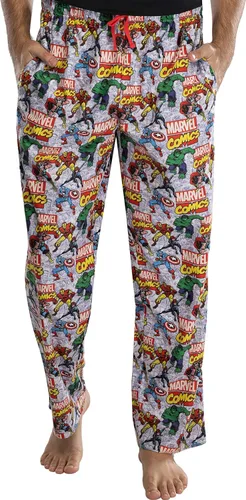Vista 2 de Marvel Comics Avengers Stance - Pantalones de pijama para hombre
