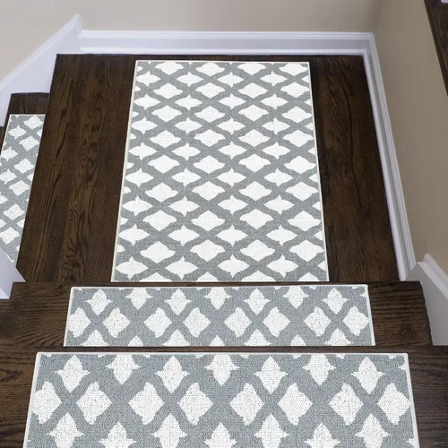 Vista 3 de SUSSEXHOME Floral Collection - Alfombra de pelo bajo resistente de 2 x 3 pies, alfombra ultrafina y antideslizante, alfombra de interior de algodón