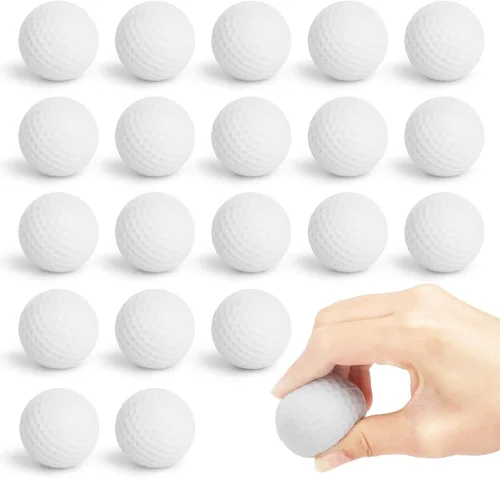 Vista 10 de Mini pelotas de béisbol para el estrés, paquete de 20 unidades, mini espuma de béisbol, juguete ansioso, juguete deportivo para niños, escuela
