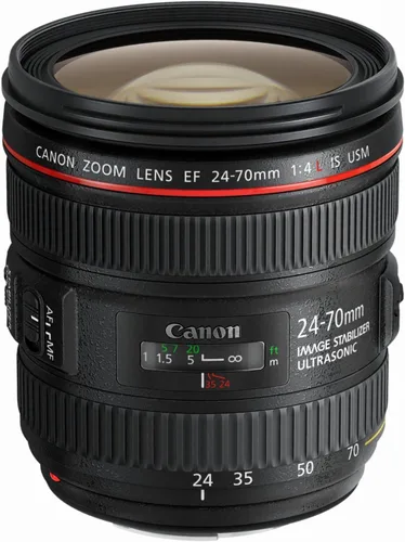 Vista 2 de Canon EF 24-70mm f/4.0L IS USM Lente de zoom estándar (Renovado)