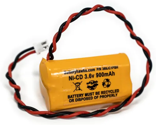 Vista 9 de AA900MAH 6200-RP 3.6v 900mAh Reemplazo de batería Señal de salida Luz de emergencia NiCad 6200RP OSA230 253799 LEDR-1