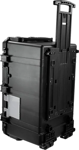 Vista 7 de Eylar XXXL 32" Transport Roller Engranaje, cámara, herramientas, equipo estuche rígido impermeable con espuma (negro)