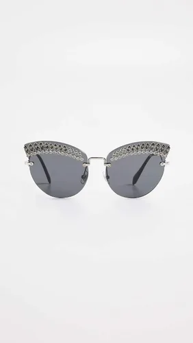 Vista 2 de Miu Miu SMU58T SMU58T MPG5S0 - Gafas de sol para mujer 2559in color plateado