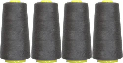 Vista 60 de Threadart Hilo Serger - Costura Poliéster - 2750 Yard Cono 40/2 - Aguamarina Polyester serger thread for overlock sewing, seams and garment