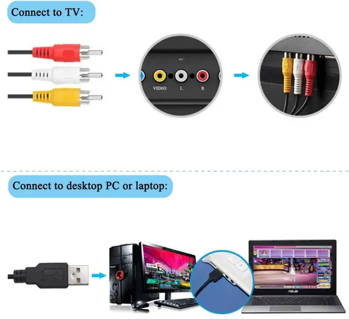 Vista 5 de OSTENT Alfombrilla de baile antideslizante USB RCA para PC, computadora, TV, AV Video Game