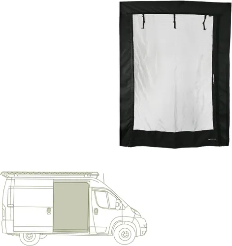Vista 8 de VanEssential Rejillas Protectoras de Puertas Delanteras (Par) Diseñadas para Ram Promaster Van