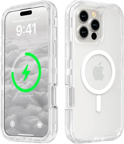 Vista 62 de Follaroma Funda para iPhone 11, Compatible con MagSafe, Fundas de Teléfono de Protección Resistente a Prueba de Golpes de Servicio Pesado