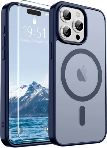Vista 112 de SUPFINE Funda magnética para iPhone SE 2022 (3ª)/2020 (2ª), iPhone 8 (compatible con MagSafe) (protección contra caídas de grado militar), funda