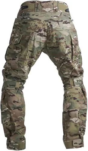 Vista 4 de EMERSONGEAR Pantalones tácticos G3, pantalones cargo Ripstop para hombre, camuflaje militar, entrenamiento, senderismo, caza, camping, pesca