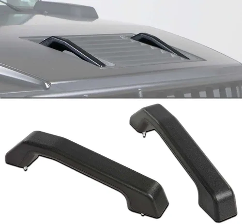 Vista 10 de PIT66 Rejilla de Capó Parrilla con Asas Compatible con Hummer H2 Base Pickup 2003-2007 15063080 25858920 25928163