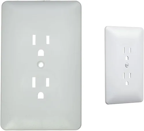 Vista 15 de TayMac 4000W Placa de pared para interruptor de palanca única, pintada, blanca, 1 banda