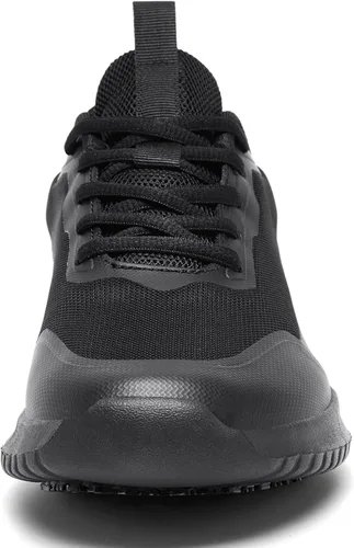 Vista 2 de ENLEN&BENNA TRM - Zapatos antideslizantes para hombre, cómodos, antideslizantes, para trabajo de pie durante mucho tiempo, para restaurante, cocina