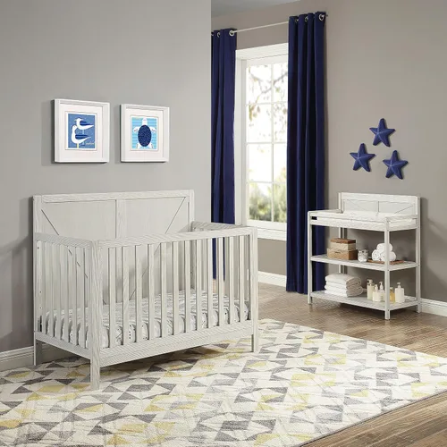 Vista 11 de Suite Bebe Barnside - Cuna convertible 4 en 1 para bebés en Castaño Vintage