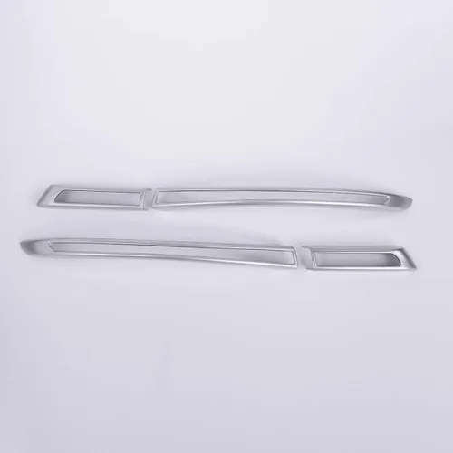 Vista 2 de YIWANG ABS cromo coche lámpara trasera tiras de luz Trim 4 unids para Porsche Macan 2014-2017 Auto Accesorios