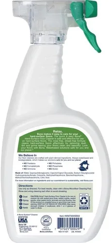 Vista 2 de Bona Líquido limpiador de pisos sin olor 36 oz. - Cantidad total: 1; Cantidad de cada paquete: 1