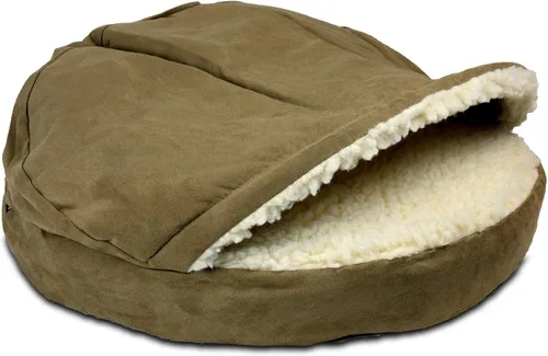 Vista 28 de Snoozer Cama Ortopédica de Lujo Estilo Cueva para Mascotas, Pequeña, Antracita For small sized pets, Removable washable cover, Calming covered dog