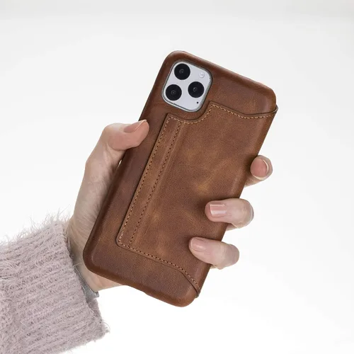 Vista 4 de Venecia RFID Bloqueo Cartera Funda de Cuero para iPhone 11 Pro Max