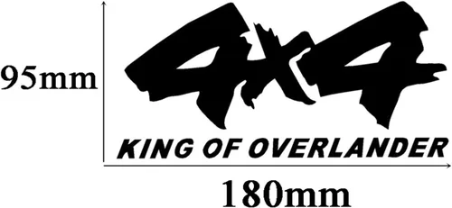 Vista 2 de Calcomanías adhesivas 4X4 para todoterreno, diseño gráfico en vinilo para cama y lateral de camioneta, accesorios universales