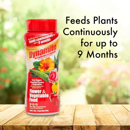 Vista 2 de Dynamite Alimento completo para plantas de flores y verduras1 lb