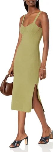Vista 4 de The Drop Vestido tipo suéter midi Sylvia para mujer