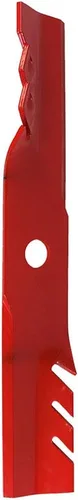 Vista 3 de Exmark 116-5177-S Juego de cuchillas extremas Lazer Z Vantage AS CT HP 48 pulgadas 3 Pack Rojo