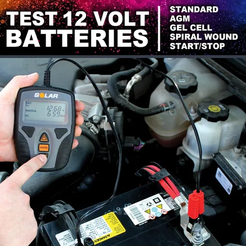 Vista 3 de Clore Automotive SOLAR Comprobador de Batería y Sistema Digital de 12V