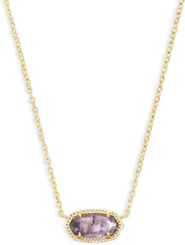 Vista 87 de Kendra Scott - Collar Elisa con dije para mujer, joyería de moda, chapado en oro de 14 quilates