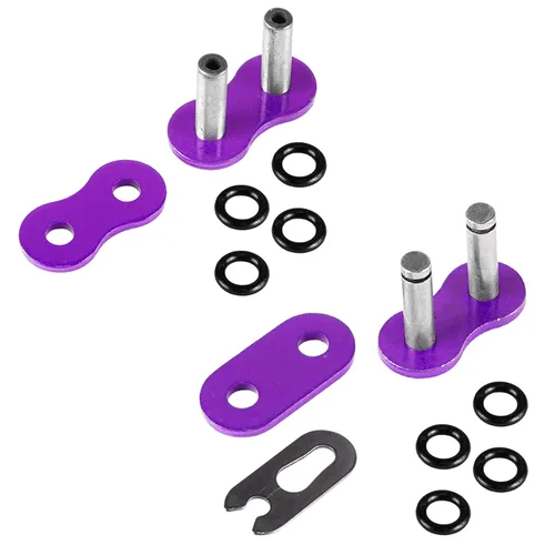 Vista 5 de Caltric Cadena de transmisión de anillo tórico de color morado compatible con Suzuki Dl650 Dl-650 Vstrom 650 2007-2010