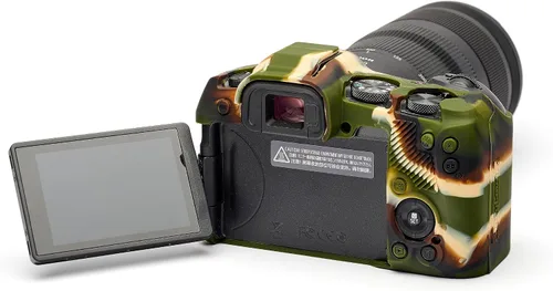 Vista 5 de easyCover - Funda de silicona para cámara - Protección para tu cámara Canon R8 - Camuflaje