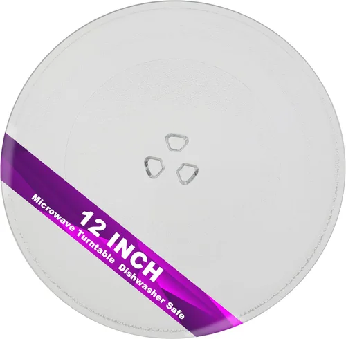 Vista 3 de Placa giratoria de vidrio pequeña de 9.6" para microondas - Compatible con Panasonic F06016D00XN & A06015G10XN, placa de reemplazo de 9-5/8