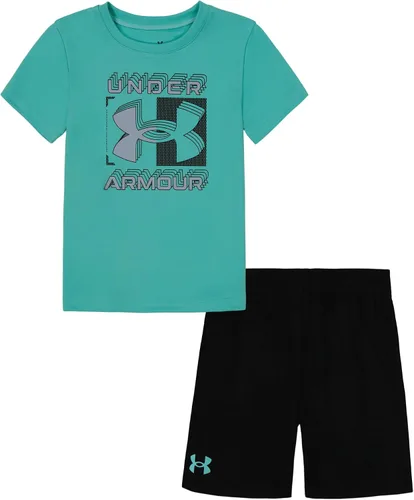 Vista 131 de Under Armour baby-girls Ua Terrazzo Leopard Heart SetShort Set