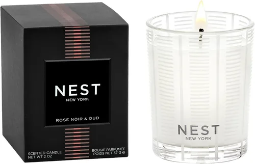 Vista 7 de NEST New York Vela votiva perfumada, limón Amalfi y menta, 2 onzas, tiempo de combustión de hasta 28 horas, recipiente de vidrio reutilizable