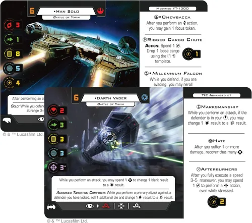 Vista 2 de Star Wars X-Wing 2ª edición Juego de miniatura Battle of Yavin BATTLE PACK – Juego de estrategia para niños y adultos, mayores de 14 años, 2