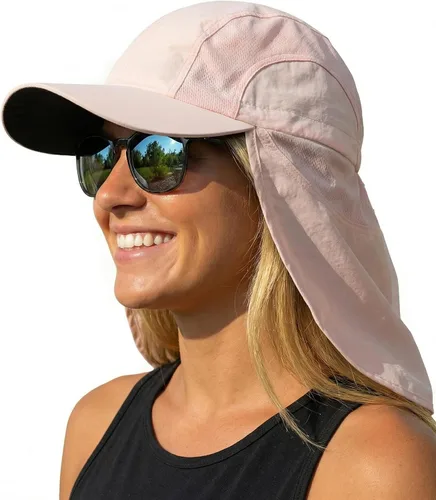 Vista 15 de Sombrero de sol para hombre con malla transpirable sombreros de sol para hombres sombrero de pesca Beige claro