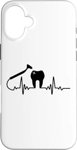Vista 23 de Odontología divertido dentista I Drill Molar diente higienista dental caso para iPhone 17