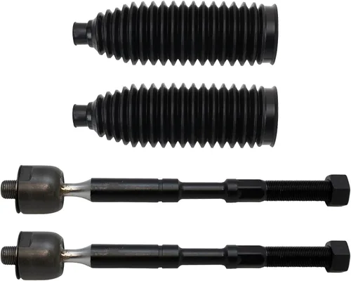 Vista 291 de TRQ Kit de dirección delantera con barra de acoplamiento de fuelle de piñón y cremallera compatible con Toyota Echo 2000-2005