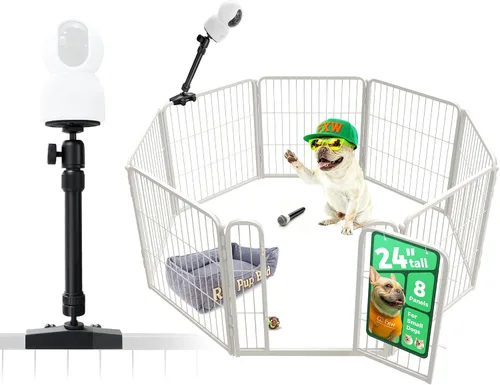 Vista 9 de FXW Homeplus Unleashed Corralito para Perros de Interior - Juego Sin Estrés y Seguro, Resistente de 24 Pulgadas 2 Paneles Corralito para Cachorros